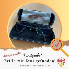 Brille mit Etui gefunden