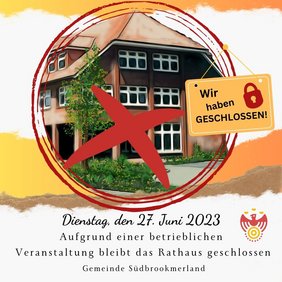Rathaus geschlossen