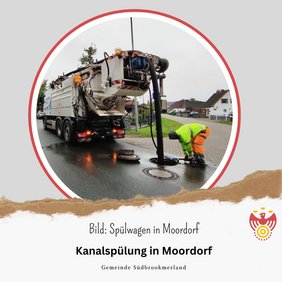Kanalspülung in Moordorf