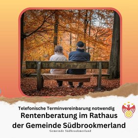 Eine Frau und ein Mann sitzen mit dem Rücken zugewendet auf einer Bank. Im Hintergrund sind Bäume zu sehen.