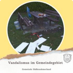 Vandalismus im Gemeindegebiet