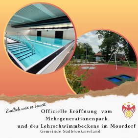 Mehrgenerationenpark und Lehrschwimmbecken in Moordorf