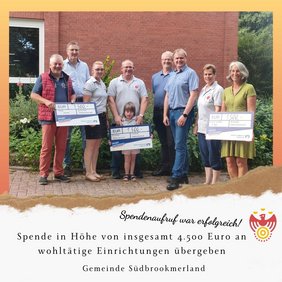 Spendenaufruf war erfolgreich