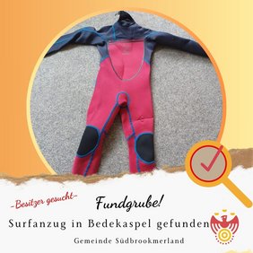 Surfanzug gefunden