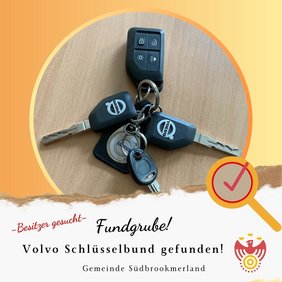 Volvo Schlüsselbund gefunden