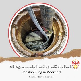 Kanalspülung in Moordorf
