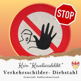 Verkehrsschilder-Diebstahl